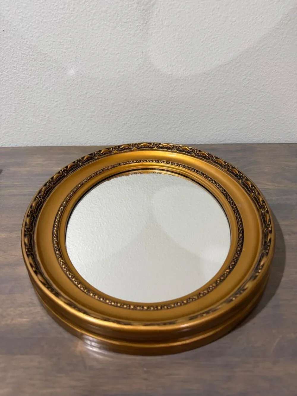 The Bombay Company Ornate Gold Tone Oval Accent Mirror Wall Hanging 12